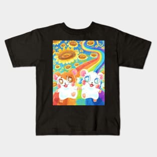 Rainbow Hamtaro Kids T-Shirt